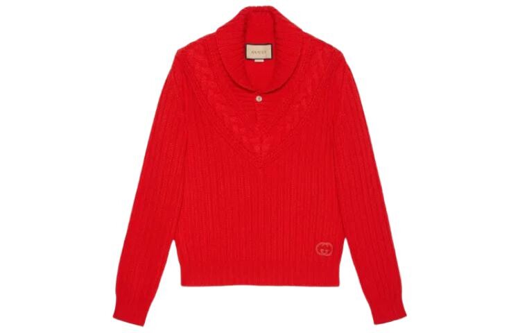 

Свитер мужской красный Gucci, красный