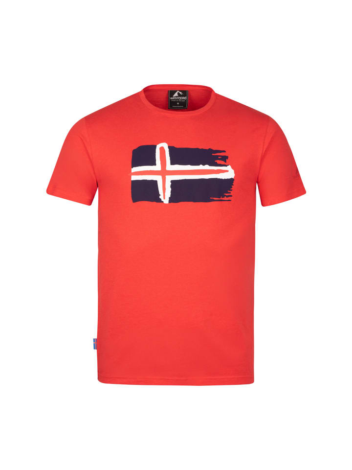 

Westfjord Функциональная рубашка Hekla ярко-красного цвета