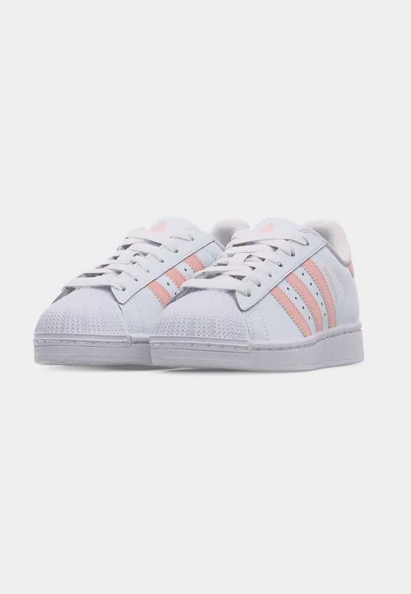 Кроссовки superstar ii унисекс Adidas Originals, Footwear White/Sandy Pink — фото 3