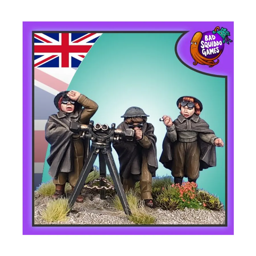 

Опознавательный телескоп с экипажем ОВД, Women of WW2 - British (28mm)