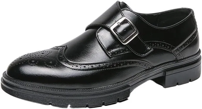 Лоферы мужские кожаные, Double Monk Strap, Black UOPYNE