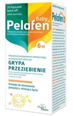

Phytopharm, Klęka, Пелафен Бэби 6 месяцев+, 20 капсул твист-офф