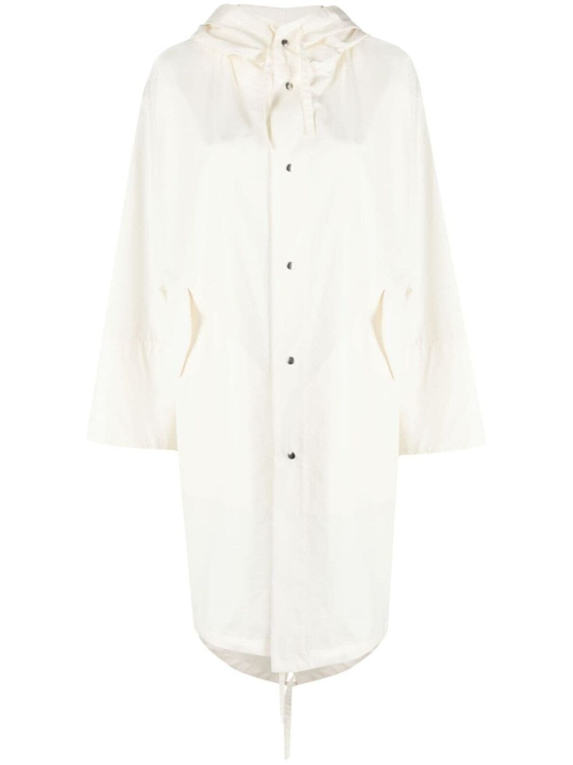 

Jil Sander пальто с логотипом и кулиской, нейтральный цвет