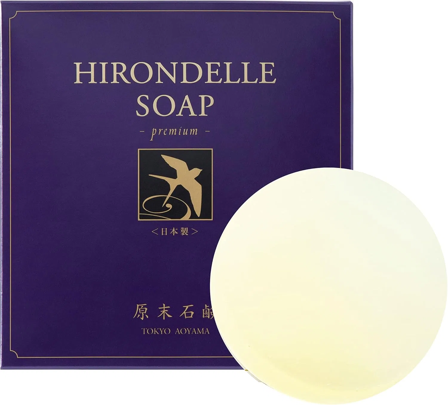 Умывальное мыло Gemmatsu Hirondelle Soap Premium, 85 г, прозрачное