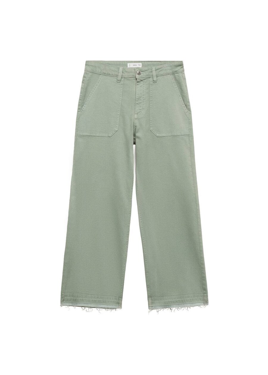 

Джинсы с широкими штанинами MANGO TEEN Utility3, Pastel green