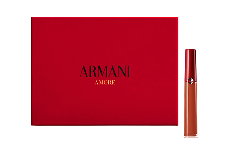 

GIORGIO ARMANI Вельюровый матовый красный тюбик жидкой помады наборы макияжа легко растушевывается стойкий натуральный