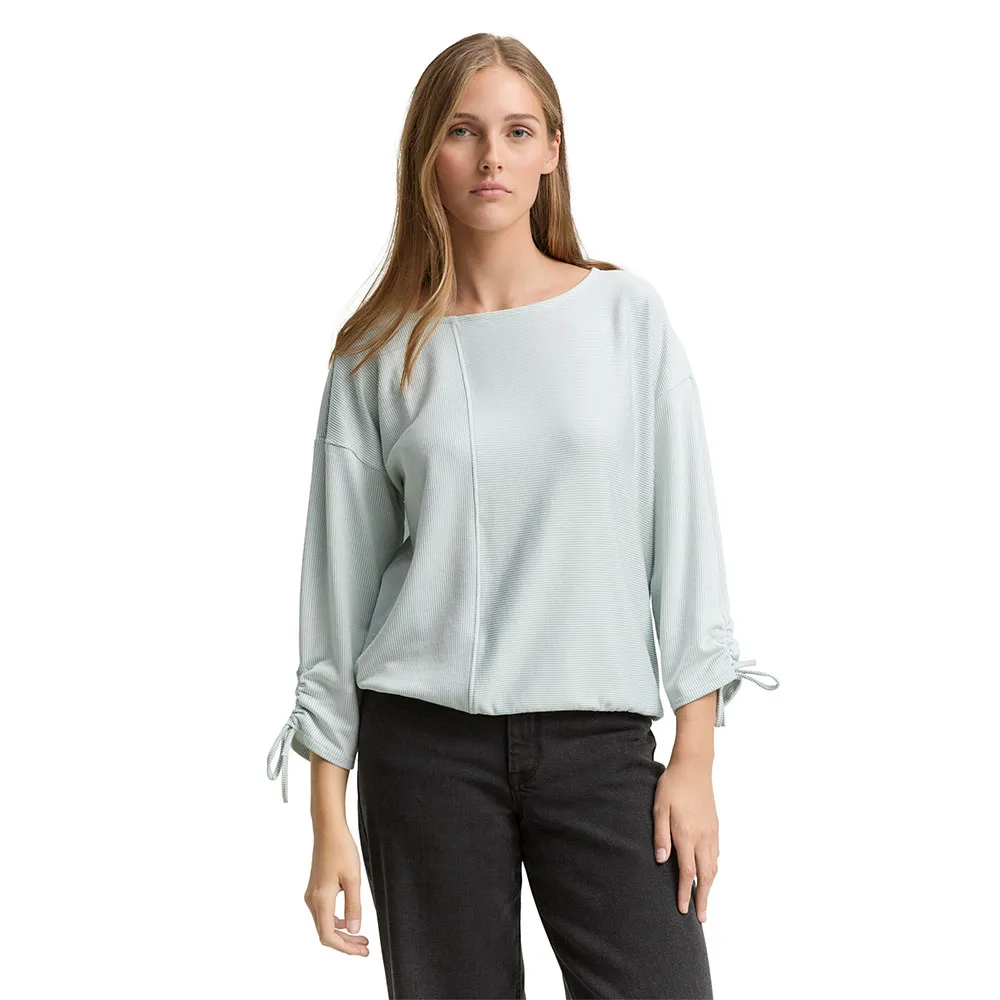 

Футболка Tom Tailor Structured Stripe, серый