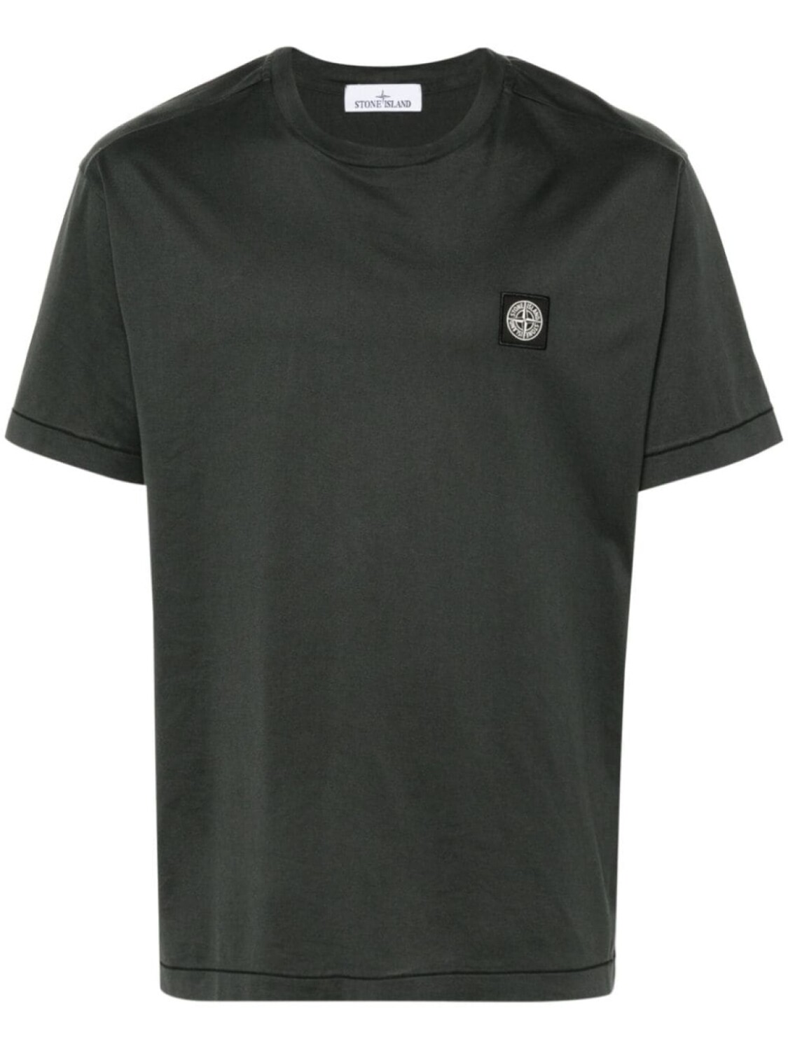 

Stone Island футболка с нашивкой Compass, серый