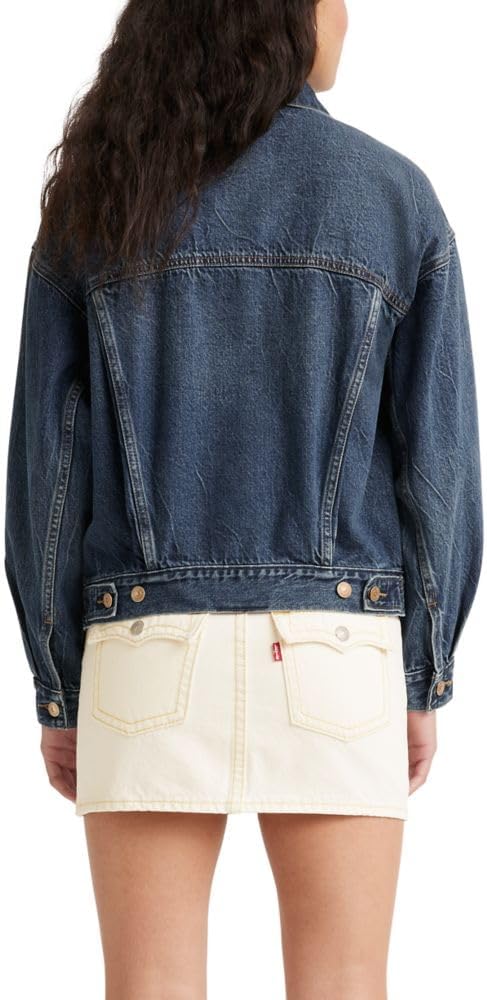 Женская джинсовая куртка Levi's Trucker в стиле 90-х, синий — фото 2