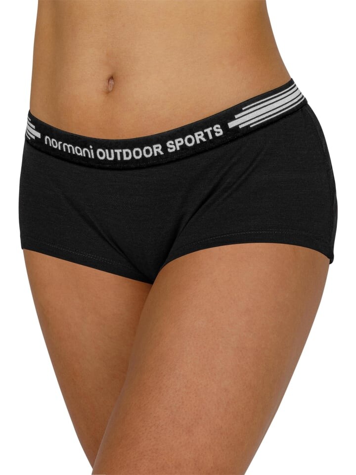 

Трусы Normani Outdoor Sports 2er Pack Damen Merino Boxershorts „Morwell“, черный