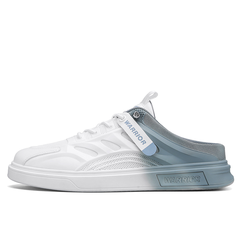 

WARRIOR Устойчивые к запаху и истиранию закрытые тапочки для мужчин бело-голубые, цвет White/Blue
