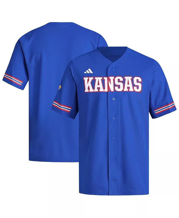 

Мужская бейсбольная майка-реплика Royal Kansas Jayhawks adidas