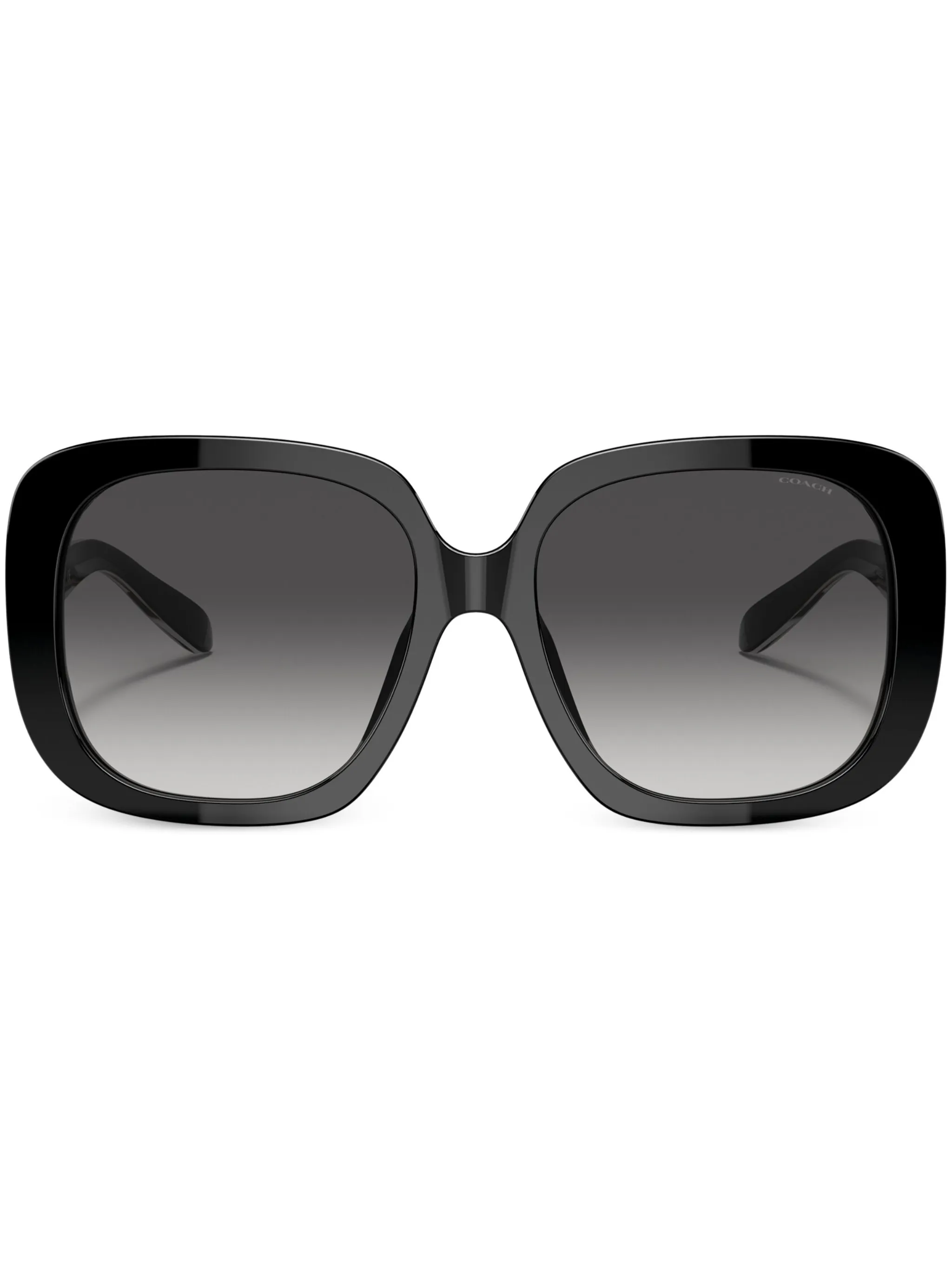 

Солнцезащитные очки в квадратной оправе Coach, черный