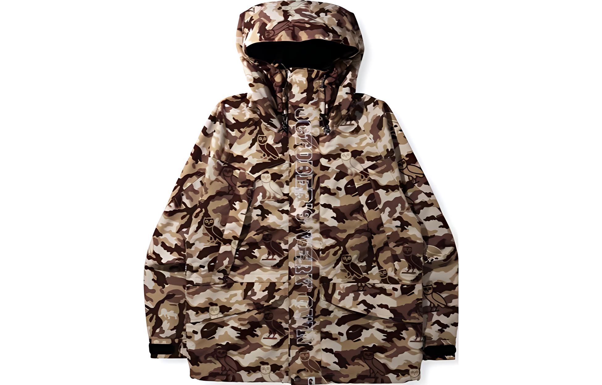 

Bape X Ovo Woodland Camo Куртка для сноуборда A BATHING APE, Бежево-желтая, Желтый, Bape X Ovo Woodland Camo Куртка для сноуборда A BATHING APE, Бежево-желтая