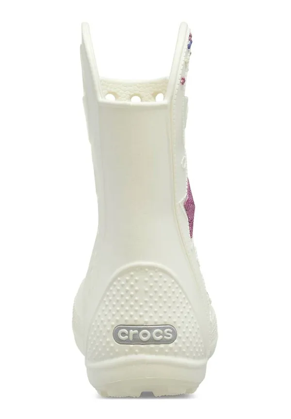 Справьтесь с этим, ковбойские металлические резиновые сапоги Crocs, Summit White — фото 4