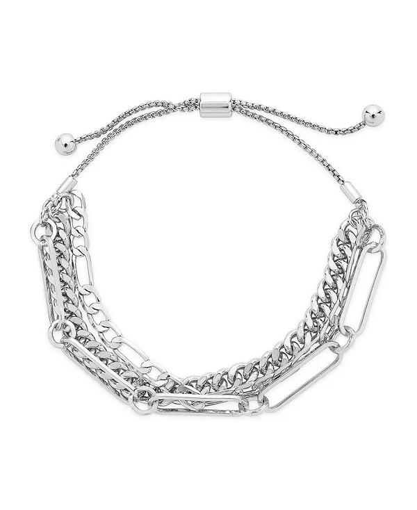 

Женский многослойный браслет-боло из цепочки Sterling Forever, silver