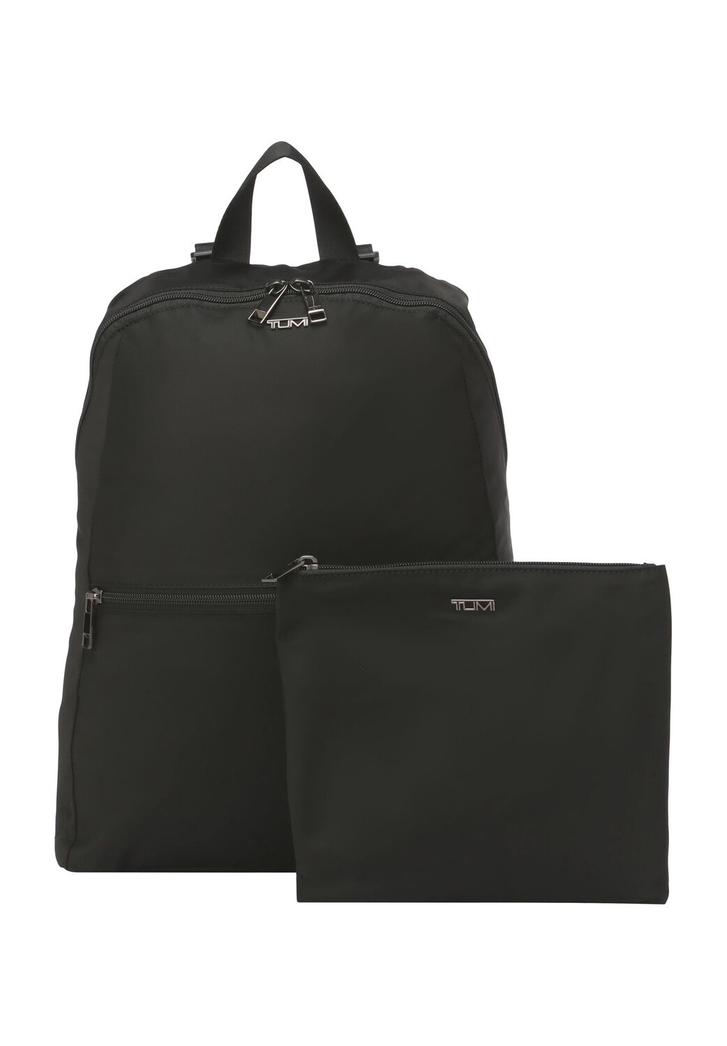 

Рюкзак с эмблемой, однотонный, женский TUMI, цвет Black Gunmetal Dgm
