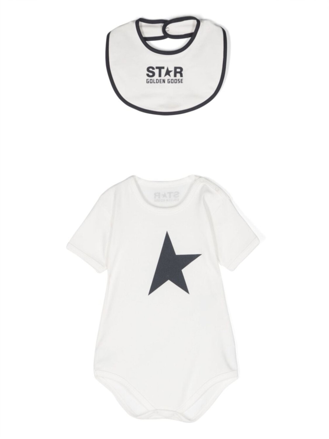 

Golden Goose Kids комбинезон с принтом, белый