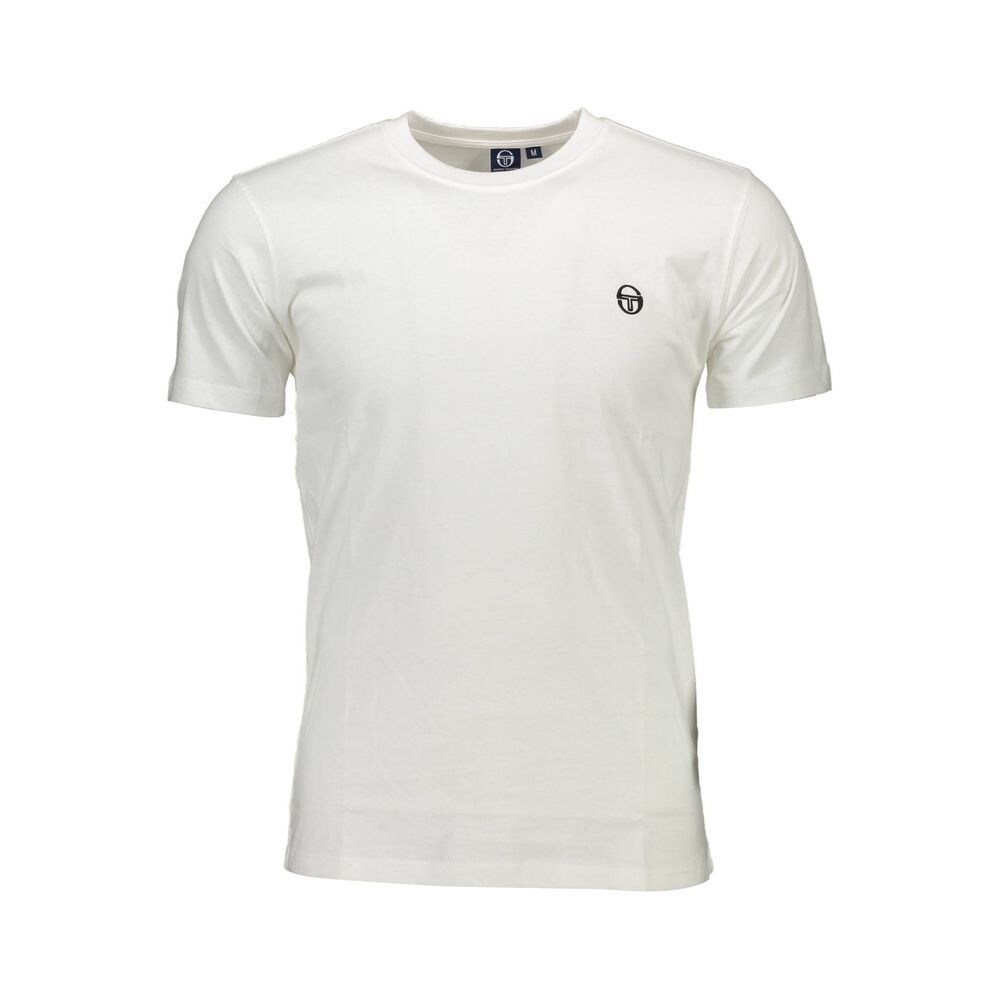 

Белая хлопковая футболка Sergio Tacchini