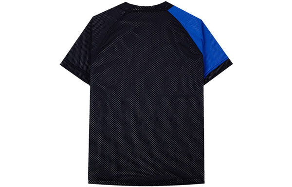 Спортивная футболка men's lab nrg fog baseball top zipper double sided baseball uniform short sleeve jacket camouflage blue black Nike, черный — фото 2