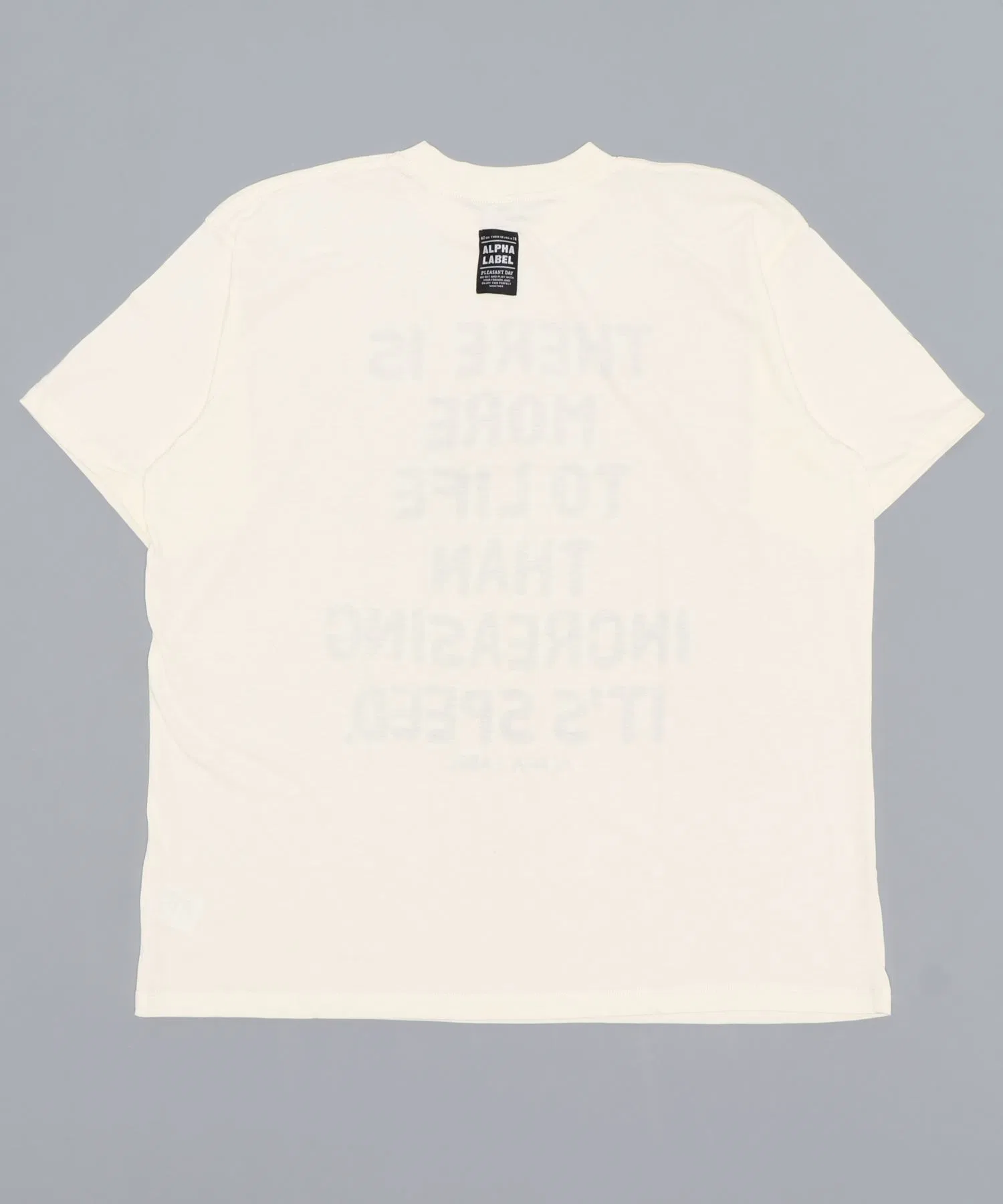 Детская футболка ALPHA LABEL COOL FABRIC с большим логотипом — фото 4