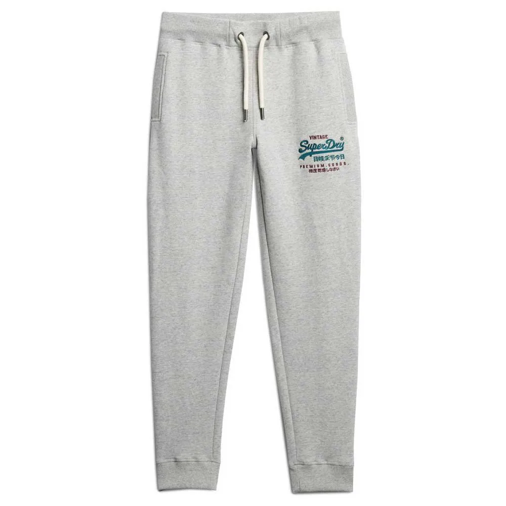 

Спортивные брюки Superdry Duo Vl Graphic, серый