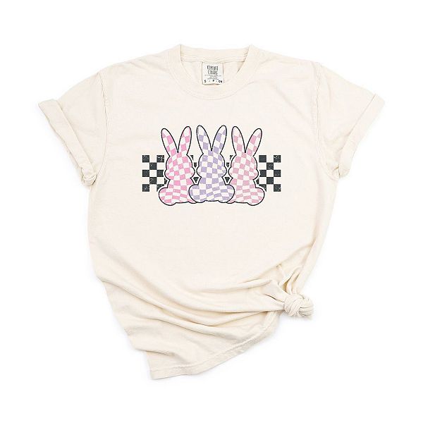 

Футболка Checkered triple bunnies garment dyed Simply Sage Market, Ivory, Зеленый, Футболка Checkered triple bunnies garment dyed Simply Sage Market, Ivory