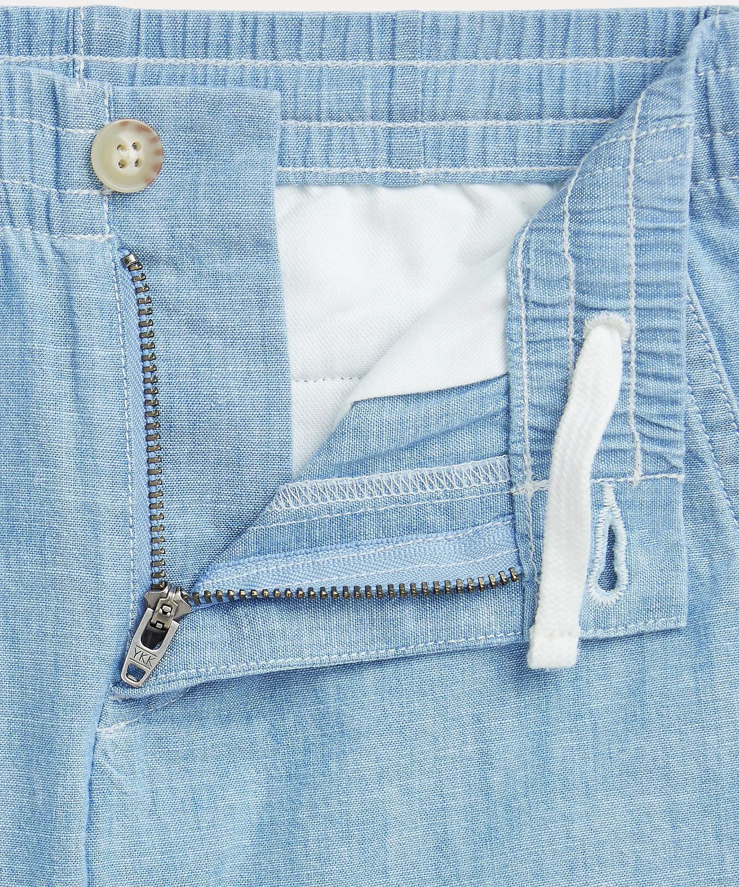 Шорты Polo Prepster из шамбре (для мальчиков, от 2 до 7 лет) Polo Ralph Lauren, 450 Blue — фото 3