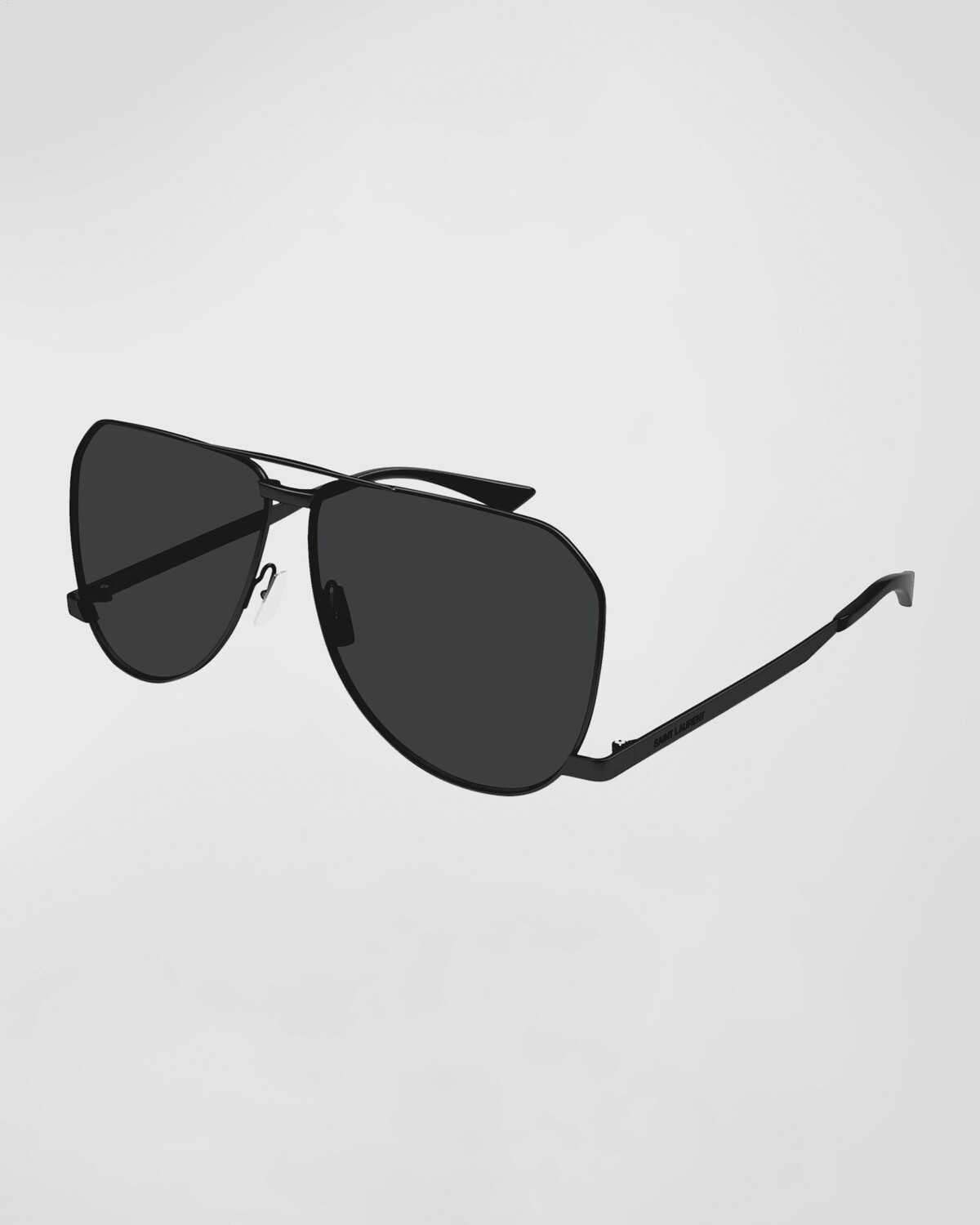 

Мужские солнцезащитные очки-авиаторы SL 690 Dust Metal Saint Laurent, цвет Semimatte Black
