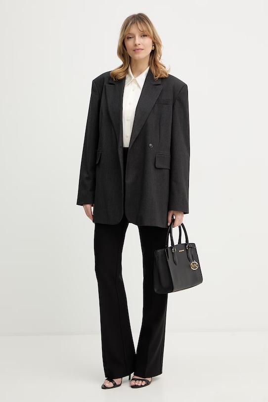 

Кожаная сумка MICHAEL Michael Kors, черный