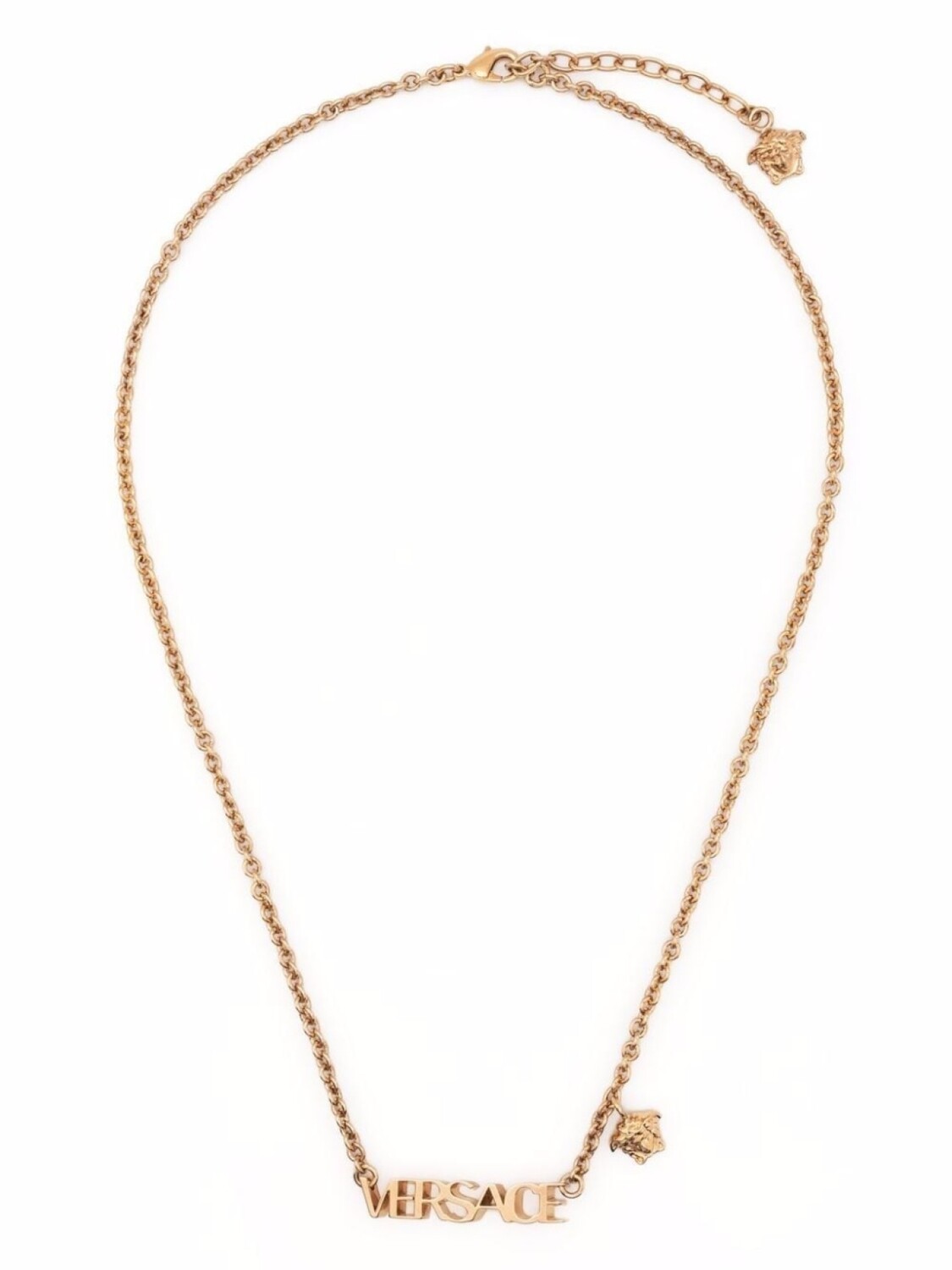 

Колье с логотипом Versace, золотой