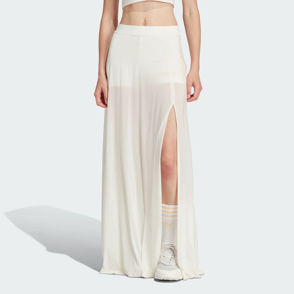 

Юбка Adidas Premium Originals Flowy Maxi Skirt, цвет Off White