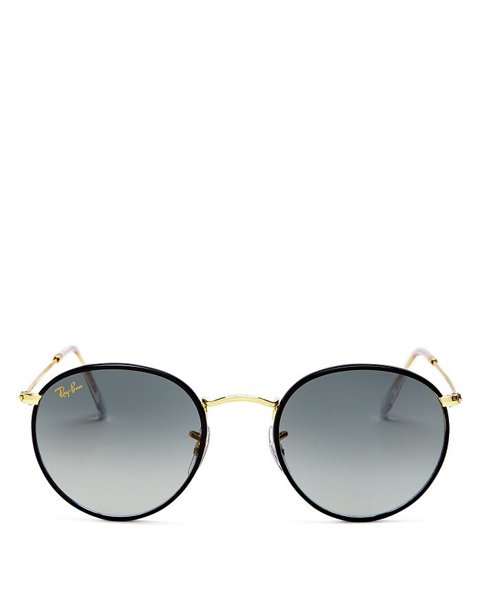 

Круглые солнцезащитные очки Ray-Ban, 50 мм, черный