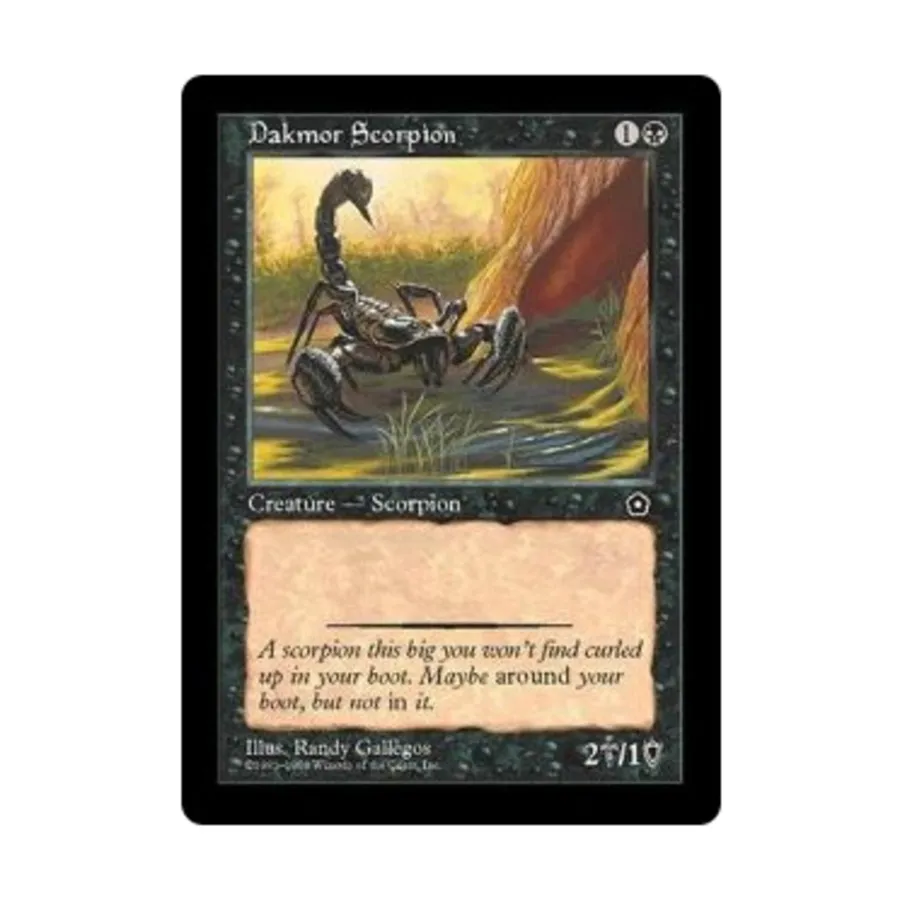 

CCG Дакморский скорпион (К), MTG - Portal 2nd Age