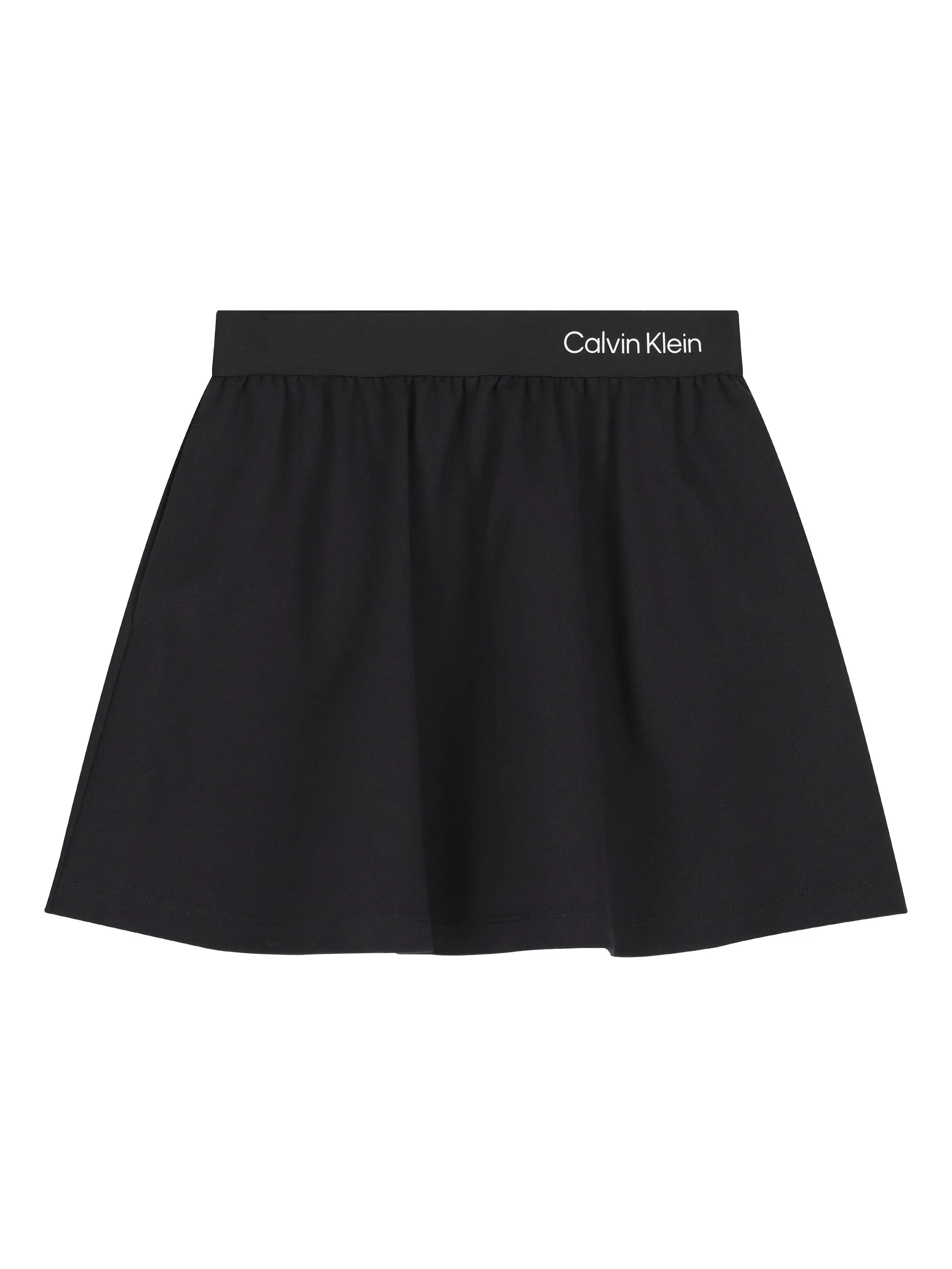 

Юбка с вышитым логотипом Calvin Klein Kids, черный