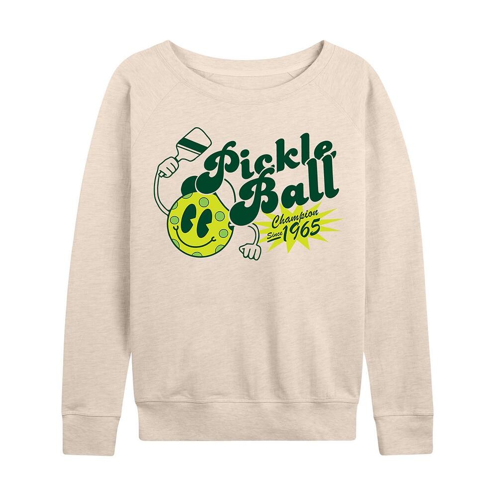 

Женский легкий свитшот из френч терри "Pickleball Champion" Licensed Character, бежевый