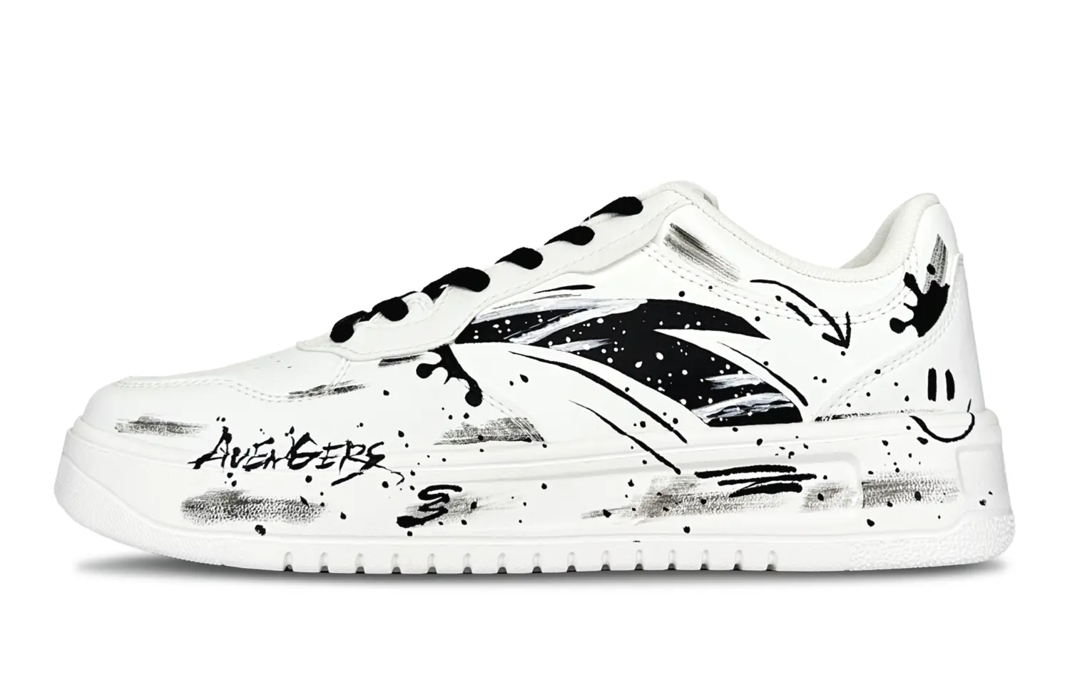 

Расслабленные нескользящие амортизирующие низкие кроссовки для скейтбординга men's ANTA, белый