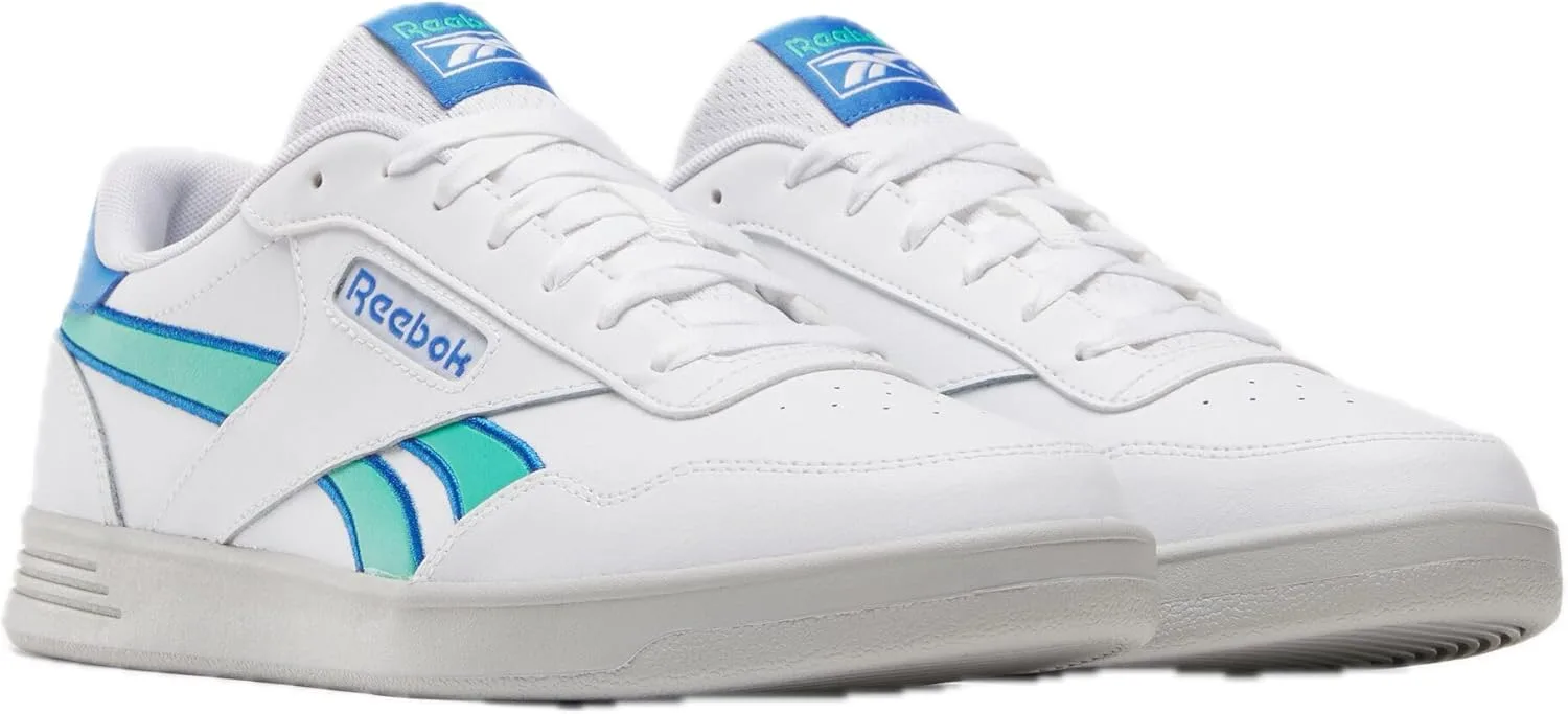 Кроссовки Reebok Unisex Glide Ripple Clip, белый/синий/зеленый — фото 2