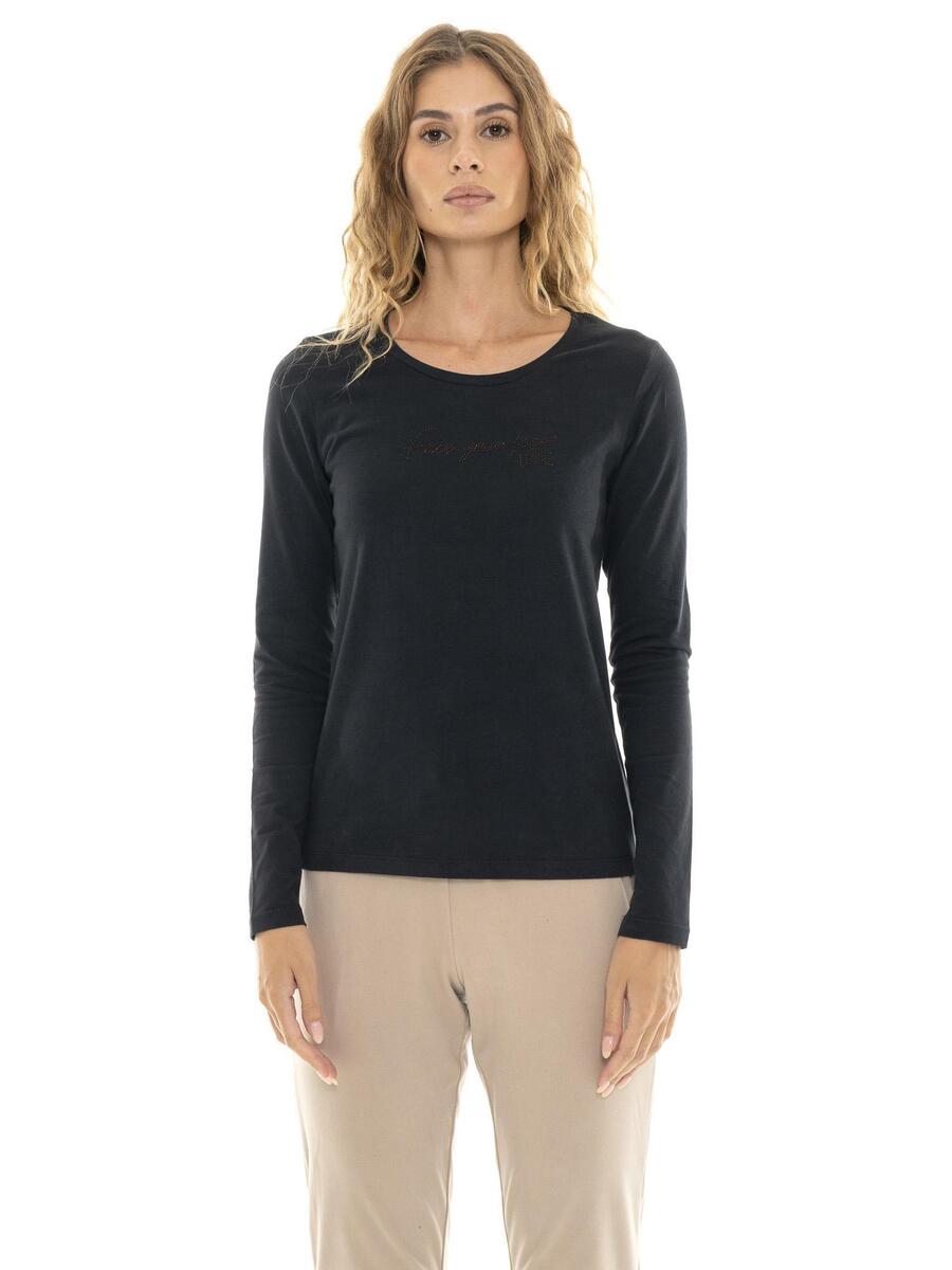 

LEONE 1947 APPAREL Женская футболка с длинным рукавом, свободная