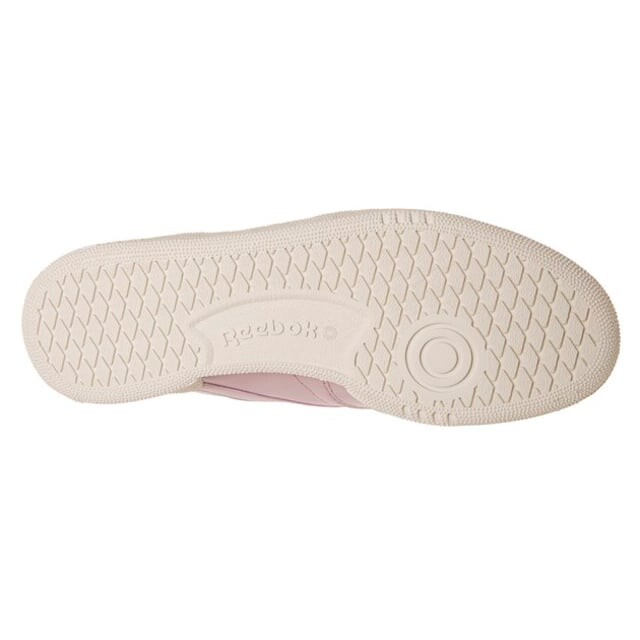 Розовые женские кроссовки Club c38 из гладкой кожи на молнии bs6606 Reebok, розовый — фото 4