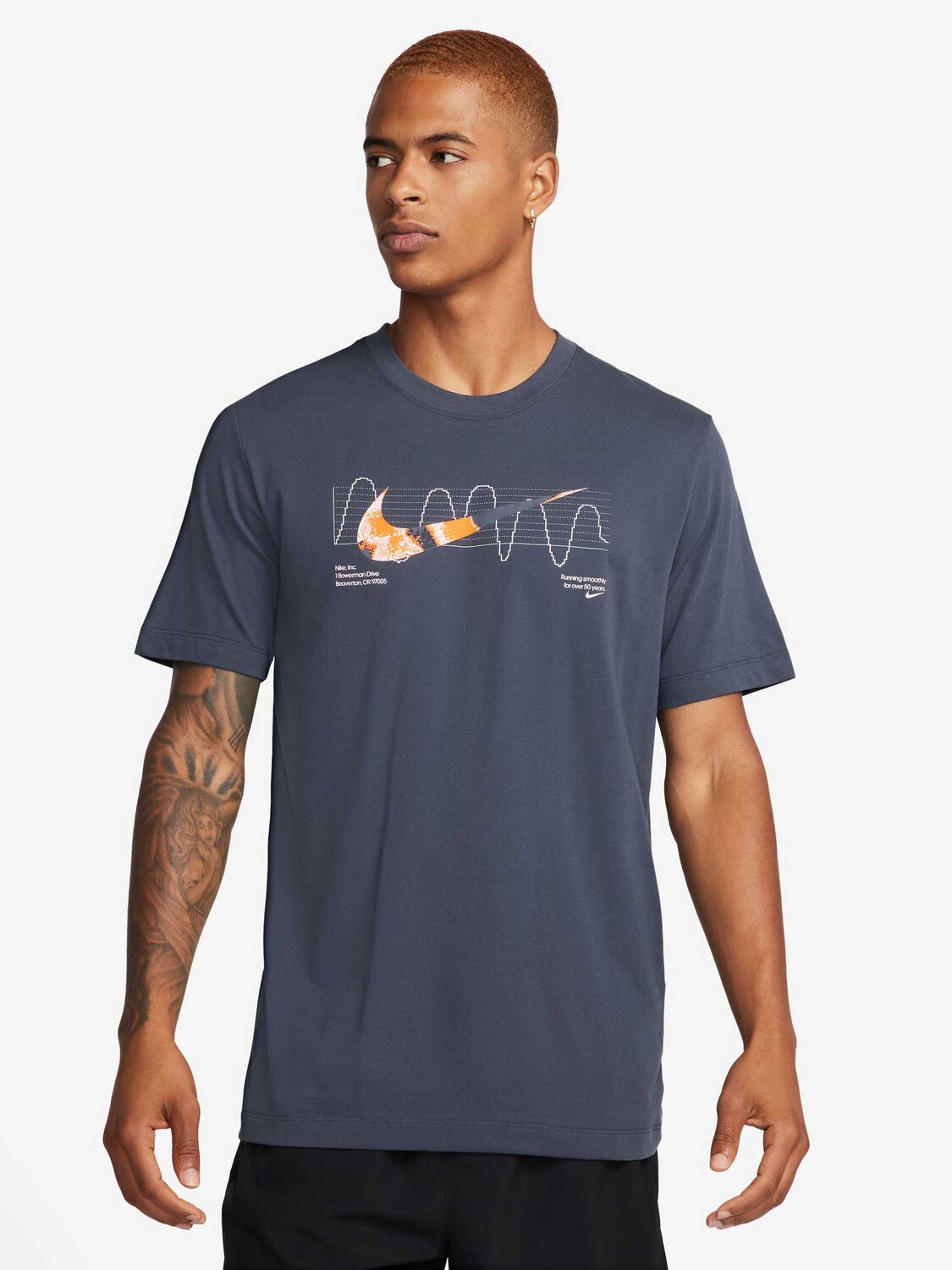 

Футболка Nike M NK DF TEE IYKYK RUN SU24, синий