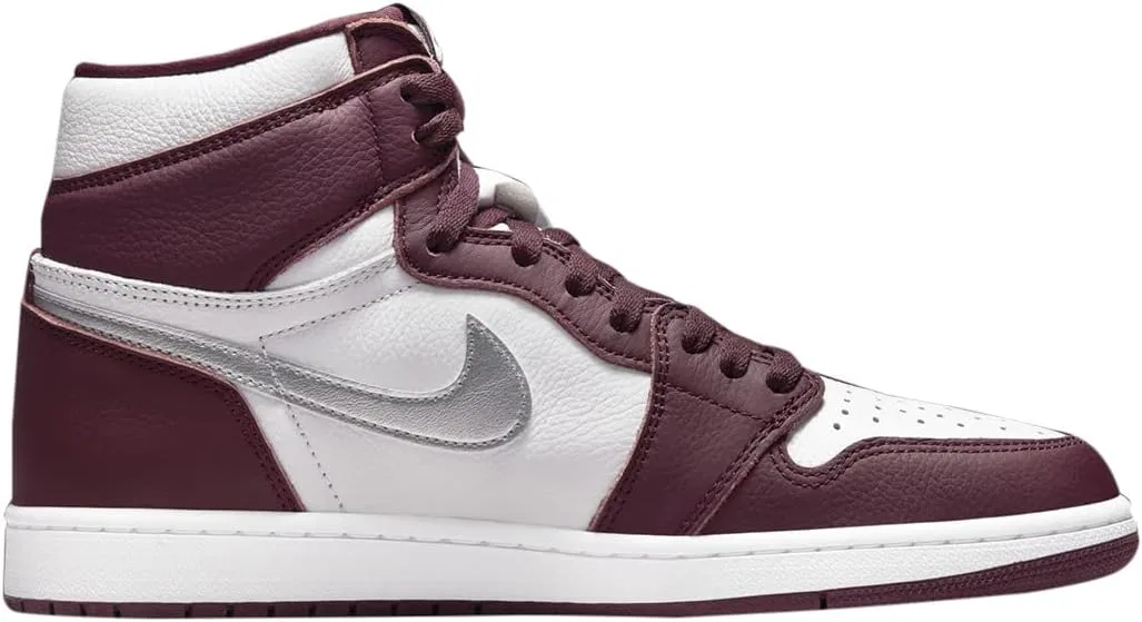 Мужские кроссовки Jordan Air 1 Mid Hi-Top NIKE, Bordeaux — фото 2