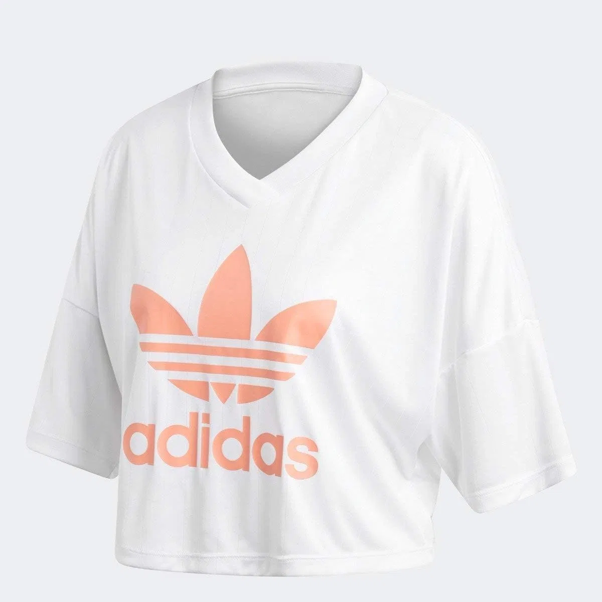 Футболка с логотипом Trefoil adidas Originals, белая