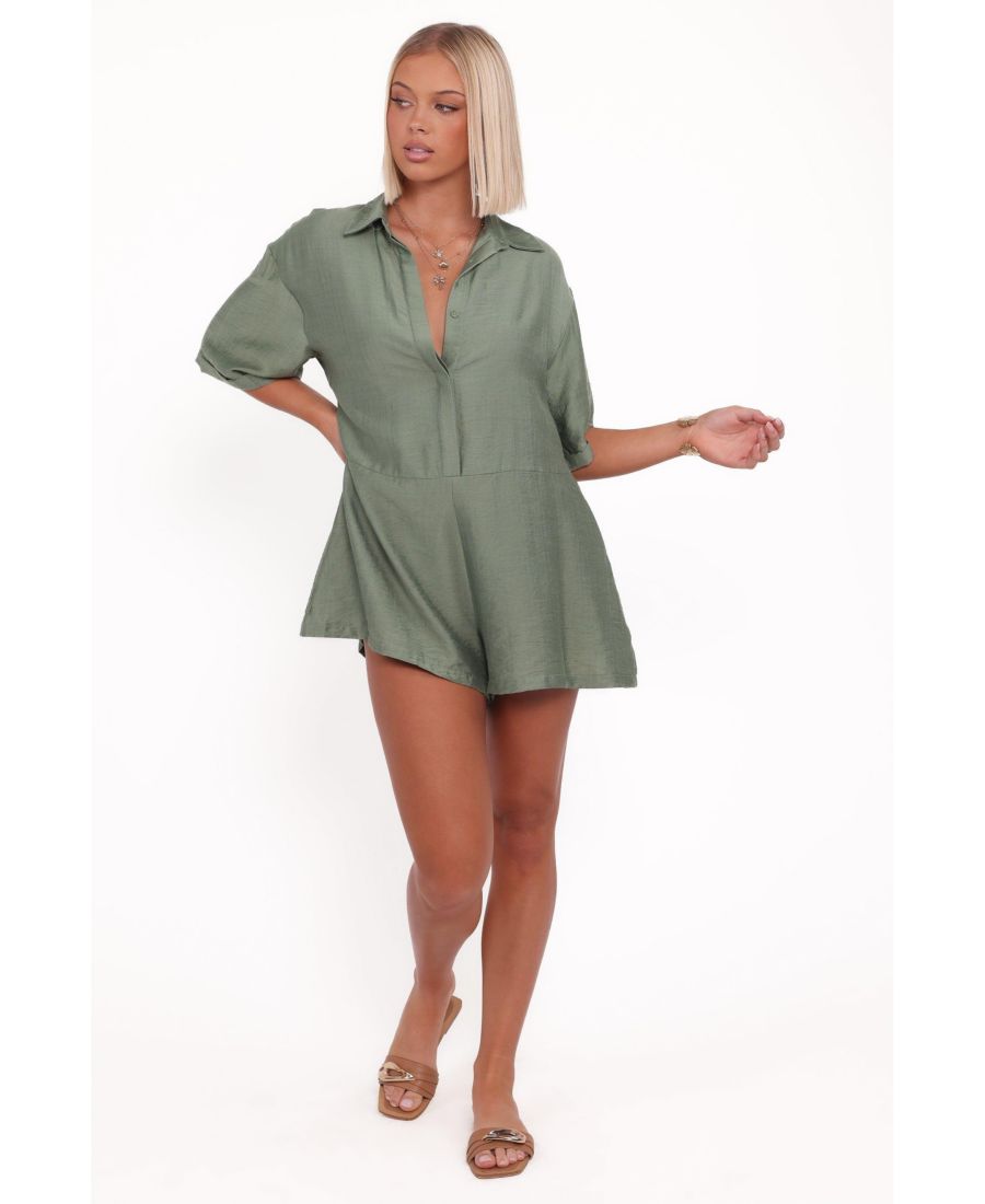 

Женский комбинезон Kiya с заниженной талией - пальмово-зеленый Petal and Pup, Green