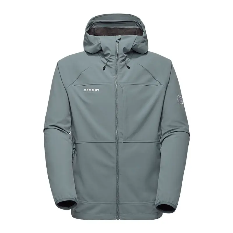 

MAMMUT Мужская куртка софтшелл, Stone Gray
