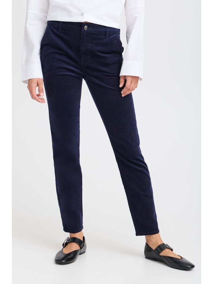 

Тканевые брюки PULZ Jeans, синий