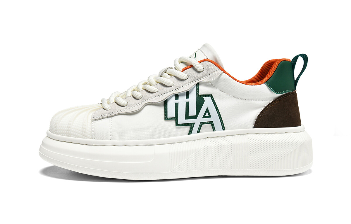 

Кеды HLA Skateboard Shoes Men Low-Top, бежевый