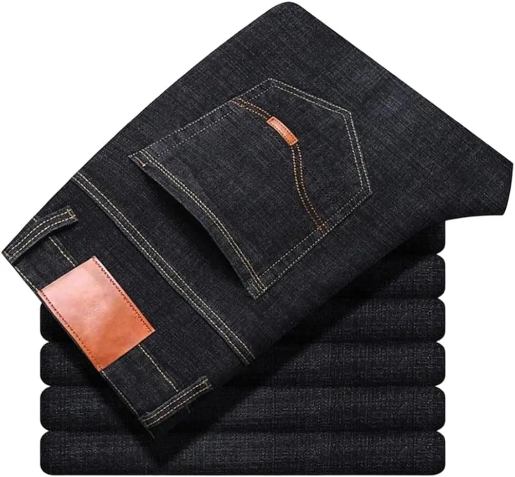 Джинсы, slim fit, 8010-black1
