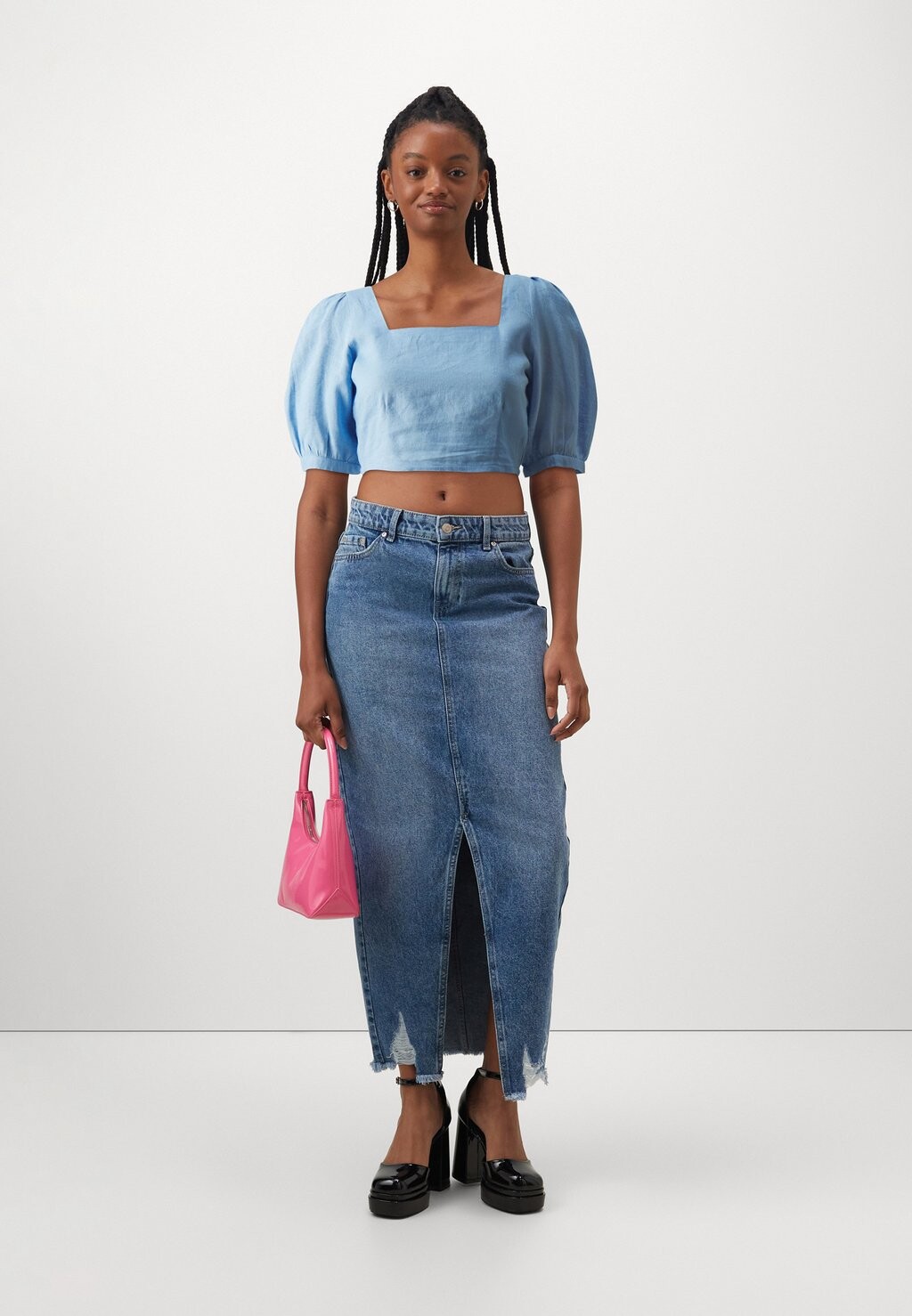 

Базовая футболка Onltokyo Crop ONLY, синий