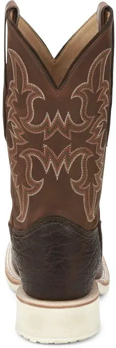 Вестернские сапоги Justin Ryker 11" - коллекция AQHA с маслостойкой и противоскользящей подошвой из крипа, удобными стельками J-Flex, квадратным носком — фото 4